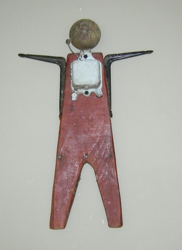 Faces 4 — assemblage by Charly Weir, Faces series