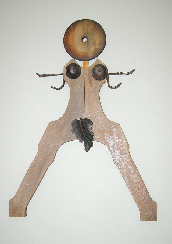 Faces 5 — assemblage by Charly Weir, Faces series