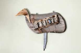 Maine Folk Art 3 — assemblage by Charly Weir, Maine Folk Art series