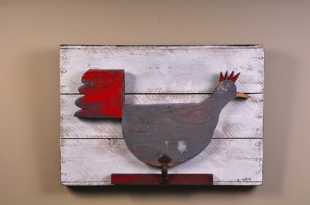 Maine Folk Art 8 — assemblage by Charly Weir, Maine Folk Art series