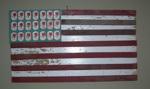 Maine Folk Art 14 — assemblage by Charly Weir, Maine Folk Art series